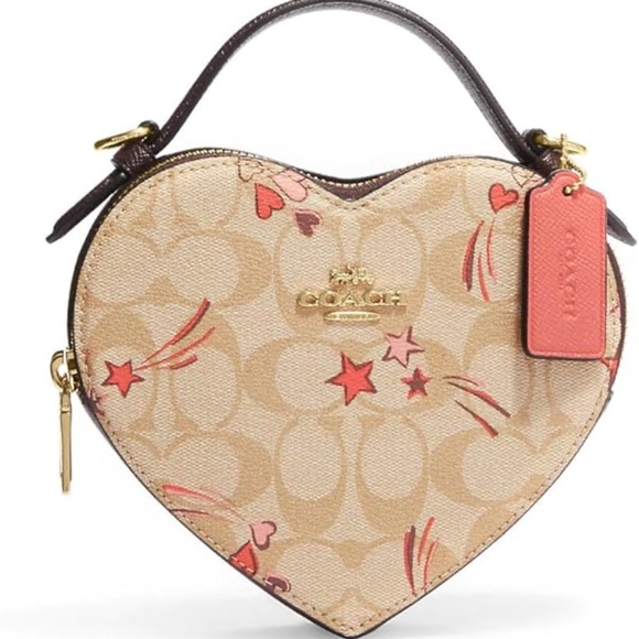 Coach Handbags - COACH Heart Crossbody Bag